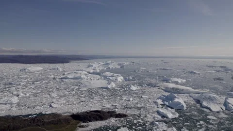 Ice fiord Stock Footage 294077664
