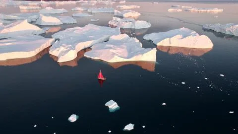 Ice Fiord Stock Photos