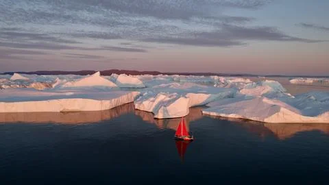 Ice fiord Stock Photos