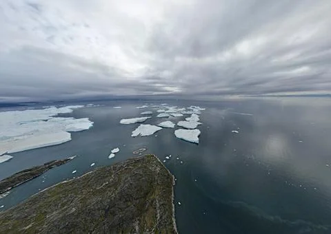 Ice fiord Stock Photos