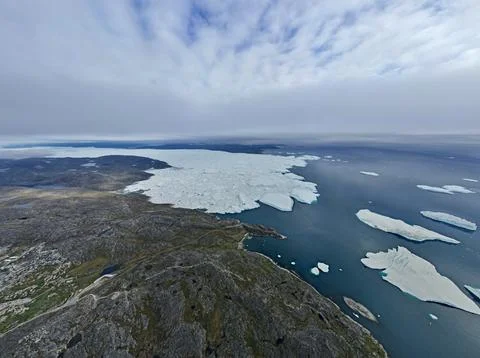 Ice fiord Stock Photos