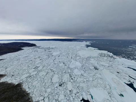Ice fiord Stock Photos