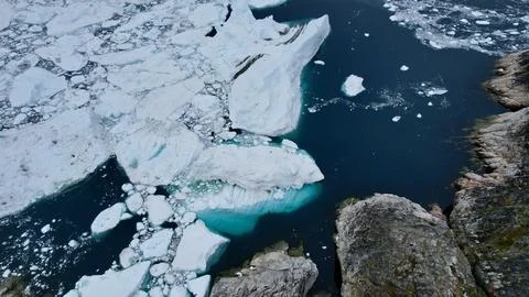 Ice fiord Stock Photos