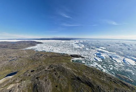 Ice Fiord Stock Photos
