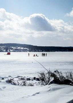 ICE FISHIN' 写真素材