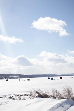 ICE FISHIN' 写真素材