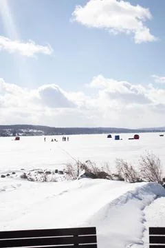 ICE FISHIN' 写真素材