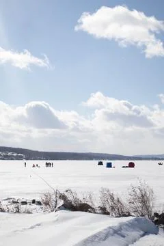 ICE FISHIN' 写真素材