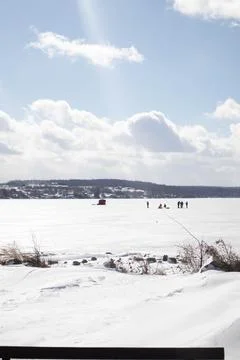 ICE FISHIN' 写真素材