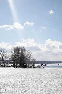 ICE FISHIN' 写真素材