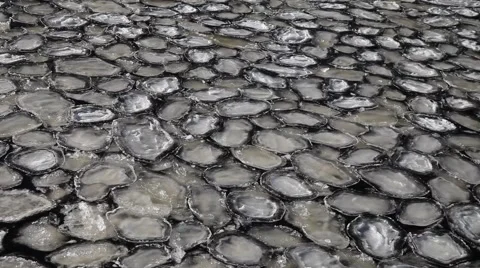 Ice floating. Stock Footage 42977433