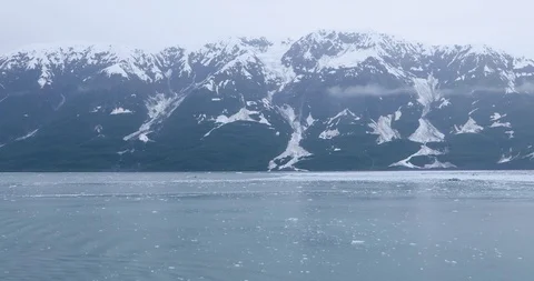 Ice Floating at the Gulf of Alaska Video stock 93487798