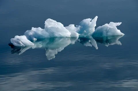 Ice floating in the sea Foto stock