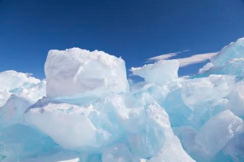 Ice floe Foto stock