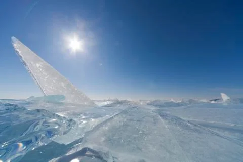 Ice floe Foto stock