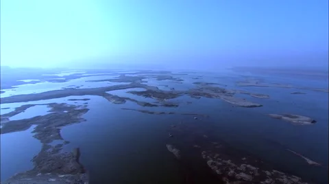 Ice floe，The River thaw Stock-Footage 60589854
