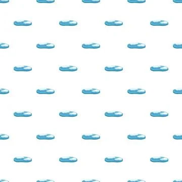 Ice floes a seamless winter pattern background Stock Illustration