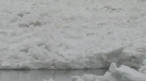 Ice flow 1 Stock Footage 642754