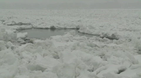 Ice flow 2 Stock Footage 642757