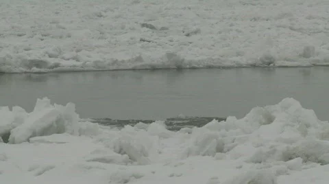 Ice flow 4 Stock Footage 642760