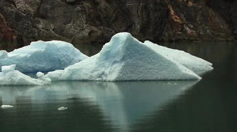 Ice Flow Glacier Video stock 41676667