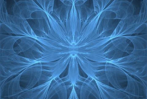 Ice flower pattern Stock Illustration