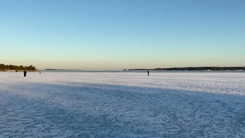 On the ice Stock Footage 171987777
