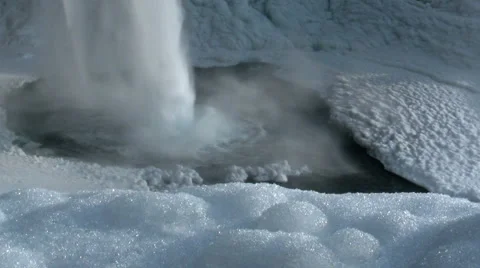 Ice formations Stock Footage 1091054