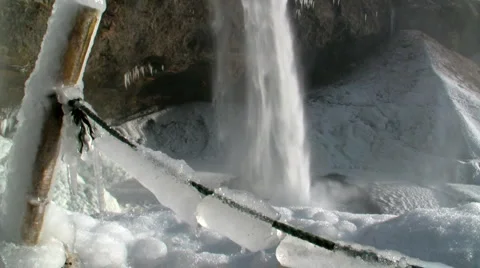 Ice formations Stock Footage 1091070
