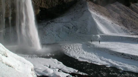 Ice formations Stock Footage 1091149