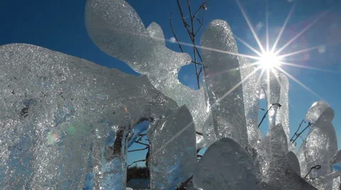 Ice forms Stock Footage 47413796