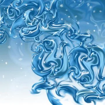 Ice frame Stock Illustration