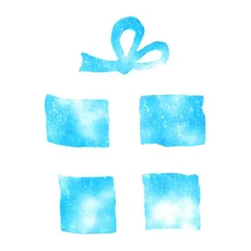 Ice gift icon Stock Illustration