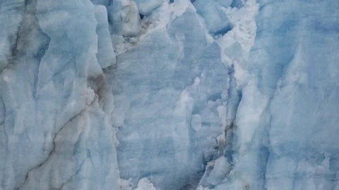 Ice from glacier falling off into the lake Stock Footage 113770455