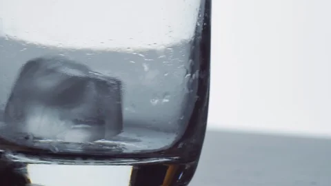 Ice in glass Stock Footage 106605810