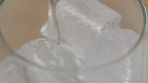 Ice in a Glass Stock Footage 260322057