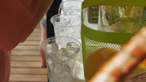 Ice In Glasses Stock Footage 156699163