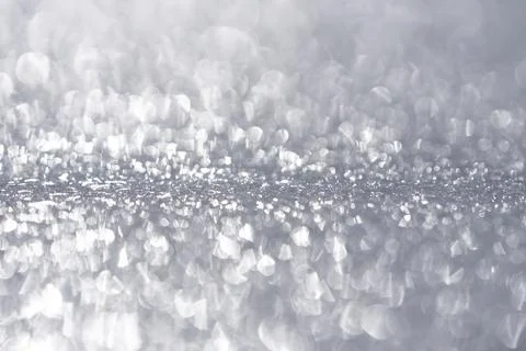 Ice glitter texture background. Ice shimmering bokeh sparkle texture. Ice Stock Photos