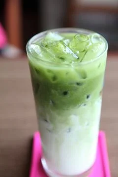 Ice grean tea Stock Photos