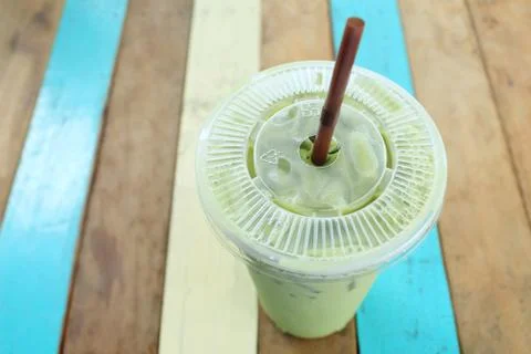 Ice green tea Stock Photos