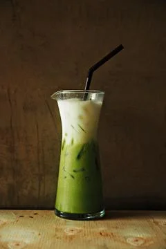 Ice green tea Stock Photos