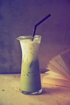 Ice green tea Stock Photos