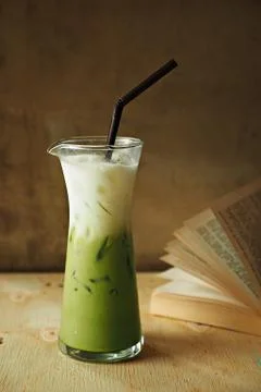 Ice green tea Stock Photos