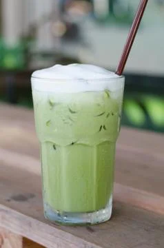 Ice green tea Stock Photos
