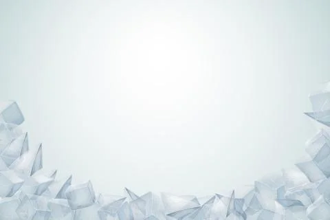 Ice heap. Stock Illustration