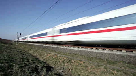 ICE Highspeed train Stock Footage 36031461