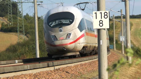 ICE highspeed train 動画素材 66916155