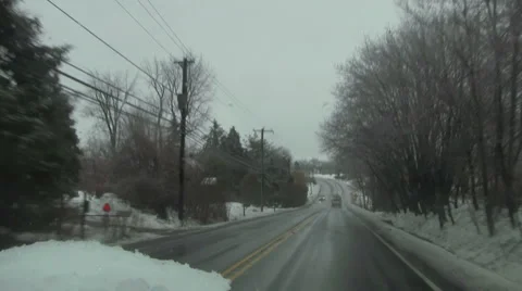 Ice hits windshield Video stock 1038511