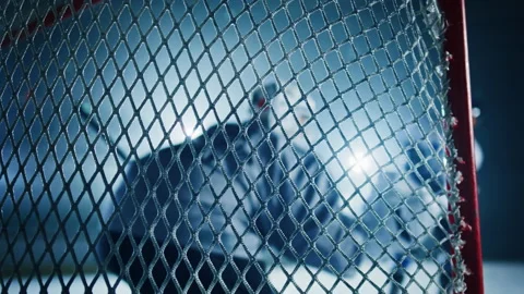 Ice Hockey Goal Stock Footage 155285344