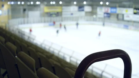Ice hockey practice Stock Footage 71124454